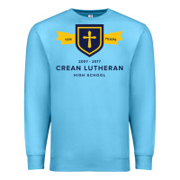 Ocean Blue crean lutheran high school Premium Sweatshirt - linhVisuals