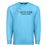 Ocean Blue studio ghibli2 Premium Sweatshirt - linhVisuals