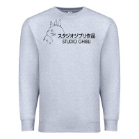 Heather Grey studio ghibli2 Premium Sweatshirt - linhVisuals