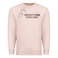 Pale Pink studio ghibli2 Premium Sweatshirt - linhVisuals