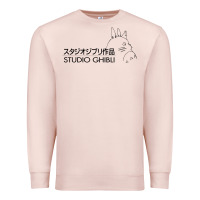 Pale Pink studio ghibli3 Premium Sweatshirt - linhVisuals