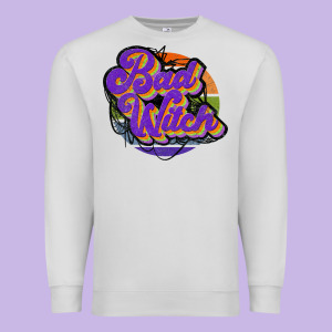 Bad Witch Premium Sweatshirt Designed By Jahusdesignshop