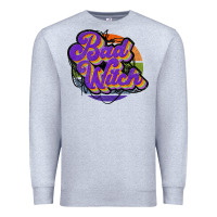 Heather Grey bad witch Premium Sweatshirt - JahusDesignShop