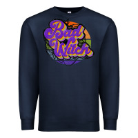 Navy bad witch Premium Sweatshirt - JahusDesignShop