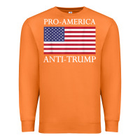 Carrot pro america anti trump shirt   american usa flag resist t shirt Premium Sweatshirt - linhVisuals