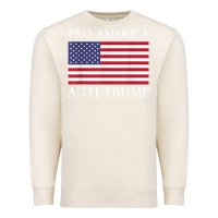 Sandshell pro america anti trump shirt   american usa flag resist t shirt Premium Sweatshirt - linhVisuals
