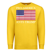 Lemon pro america anti trump shirt   american usa flag resist t shirt Premium Sweatshirt - linhVisuals