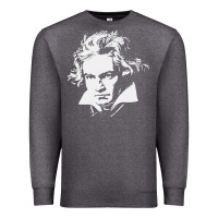 Charcoal Heather beethoven Premium Sweatshirt - linhVisuals