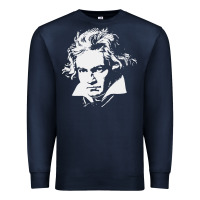 Navy beethoven Premium Sweatshirt - linhVisuals