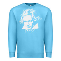 Ocean Blue beethoven Premium Sweatshirt - linhVisuals
