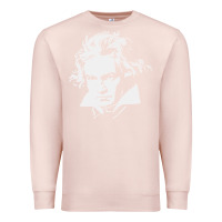 Pale Pink beethoven Premium Sweatshirt - linhVisuals