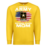 Lemon proud army national guard mom with american flag gift pullover hoodie Premium Sweatshirt - linhVisuals