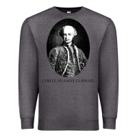 Charcoal Heather comte de saint germain occultist philosopher Premium Sweatshirt - linhVisuals