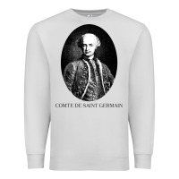 Dove Grey comte de saint germain occultist philosopher Premium Sweatshirt - linhVisuals