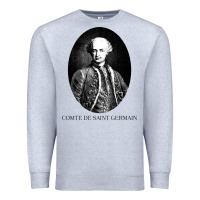 Heather Grey comte de saint germain occultist philosopher Premium Sweatshirt - linhVisuals