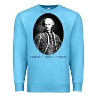 Ocean Blue comte de saint germain occultist philosopher Premium Sweatshirt - linhVisuals