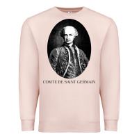 Pale Pink comte de saint germain occultist philosopher Premium Sweatshirt - linhVisuals
