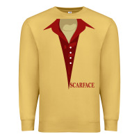 Antique Gold scarface Premium Sweatshirt - linhVisuals
