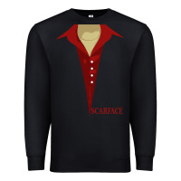 Black scarface Premium Sweatshirt - linhVisuals