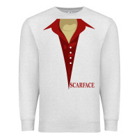 Oatmeal Heather scarface Premium Sweatshirt - linhVisuals