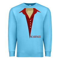 Ocean Blue scarface Premium Sweatshirt - linhVisuals