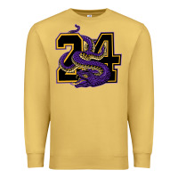 Antique Gold Mamba #24 Premium Sweatshirt - linhVisuals