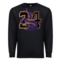 Black Mamba #24 Premium Sweatshirt - linhVisuals