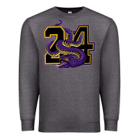 Charcoal Heather Mamba #24 Premium Sweatshirt - linhVisuals