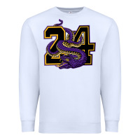 White Mamba #24 Premium Sweatshirt - linhVisuals