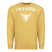 Antique Gold beekeeper im a keeper Premium Sweatshirt - linhVisuals