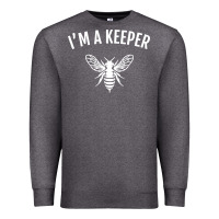 Charcoal Heather beekeeper im a keeper Premium Sweatshirt - linhVisuals