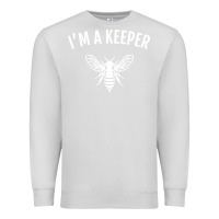 Dove Grey beekeeper im a keeper Premium Sweatshirt - linhVisuals