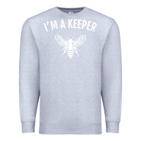 Heather Grey beekeeper im a keeper Premium Sweatshirt - linhVisuals