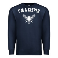 Navy beekeeper im a keeper Premium Sweatshirt - linhVisuals