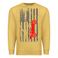 Antique Gold rc racing american flag radio control rc car t shirt Premium Sweatshirt - linhVisuals