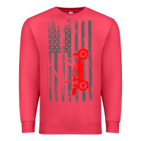 Cardinal rc racing american flag radio control rc car t shirt Premium Sweatshirt - linhVisuals