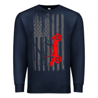 Navy rc racing american flag radio control rc car t shirt Premium Sweatshirt - linhVisuals
