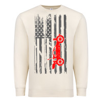 Sandshell rc racing american flag radio control rc car t shirt Premium Sweatshirt - linhVisuals