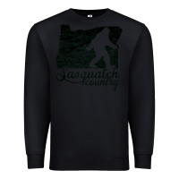 Black sasquatch country   sasquatch Premium Sweatshirt - linhVisuals