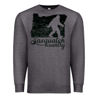 Charcoal Heather sasquatch country   sasquatch Premium Sweatshirt - linhVisuals