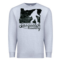 Heather Grey sasquatch country   sasquatch Premium Sweatshirt - linhVisuals