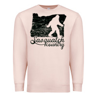 Pale Pink sasquatch country   sasquatch Premium Sweatshirt - linhVisuals