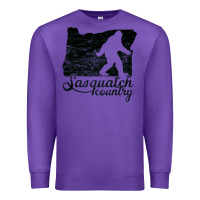 Purple sasquatch country   sasquatch Premium Sweatshirt - linhVisuals
