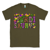 Army Green Mardi Saurus Classic Tee - HowdyJamesFarm