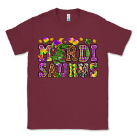 Burgundy Mardi Saurus Classic Tee - HowdyJamesFarm