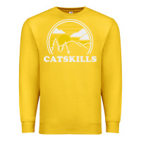 Lemon catskills new york vintage Premium Sweatshirt - linhVisuals