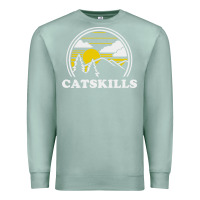 Seafoam catskills new york vintage Premium Sweatshirt - linhVisuals