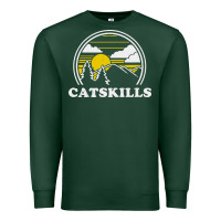 Sports Green catskills new york vintage Premium Sweatshirt - linhVisuals