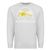 Dove Grey catskills new york vintage Premium Sweatshirt - linhVisuals