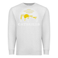 Oatmeal Heather catskills new york vintage Premium Sweatshirt - linhVisuals